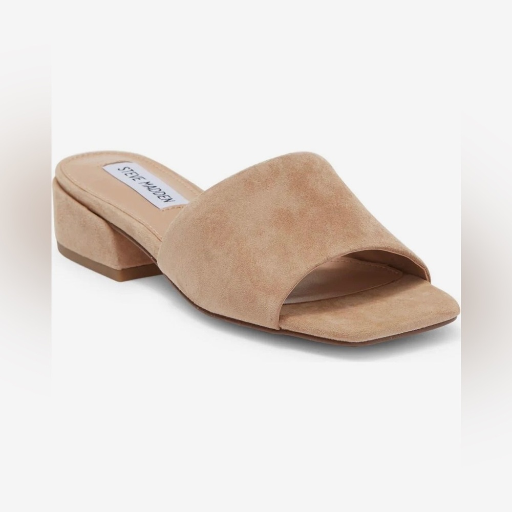 NEW! Steve Madden Amir Suede Slid Sandals Size 9